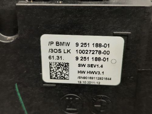 BMW Automatic Gear Selector F07 F10 F11 F01 5 7 SERIES F25 X3