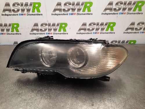 BMW 3 SERIES Headlight E46 Coupe / Convertible N/S Passenger Left