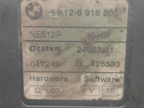 BMW Electric Water Pre Heater E46 3 SERIES E83 X3