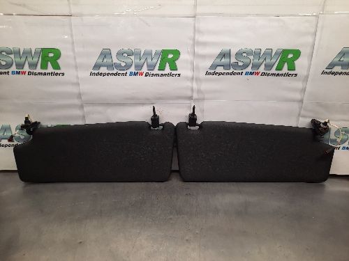 BMW E83 X3 LCI Pair Of Black Sun Visors