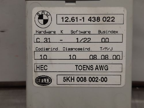 BMW Z3 E36 M43 Petrol Oil Level Sensor Control Module