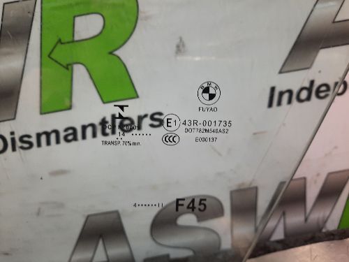 BMW 2 SERIES Glass Door Front N/S Passenger Side F45 Active Tourer