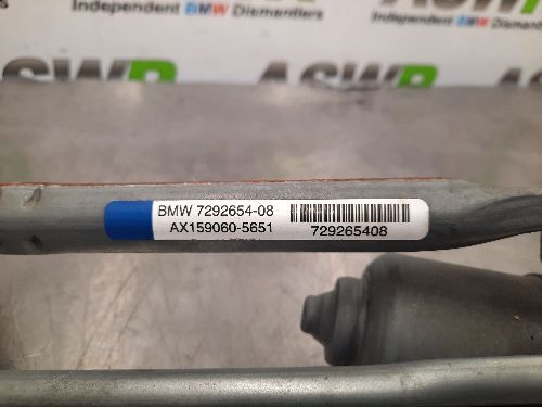 BMW F15 F85 X5 Wiper Linkage & Motor