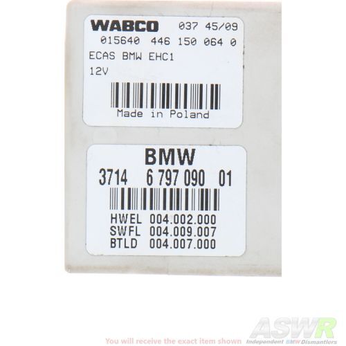 BMW Air Suspension Control Module F07 F01 F02 5 SERIES 5 7 SERIES