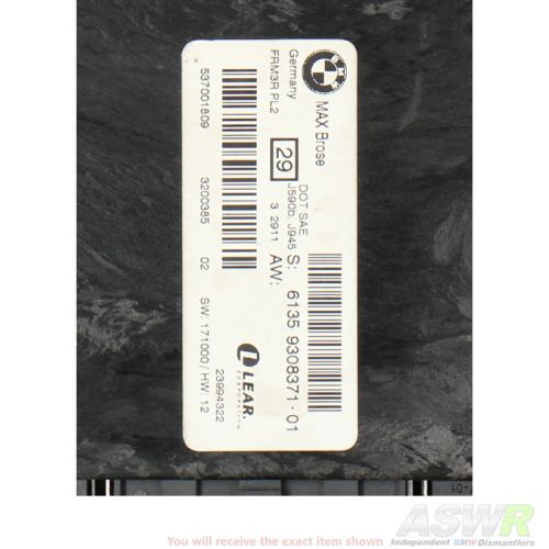 BMW E84 X1 FRM3 Footwell Light Control Module