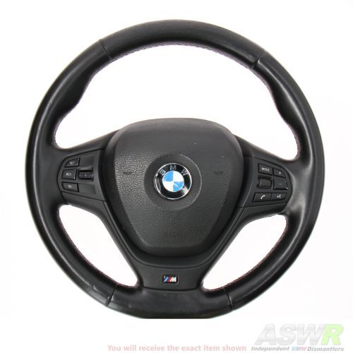 BMW Steering Wheel M Sport Black Leather F25 F26 X3 X4