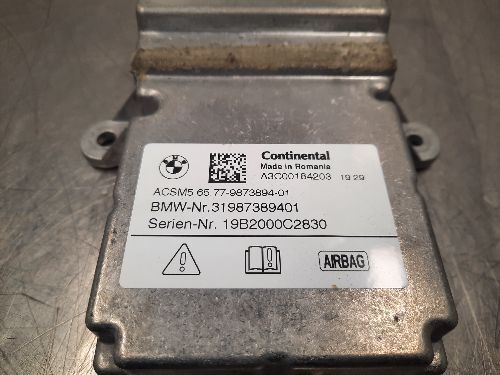 BMW Airbag Control Module Unit G42 G20 G21 G22 G23 2 3 4 SERIES