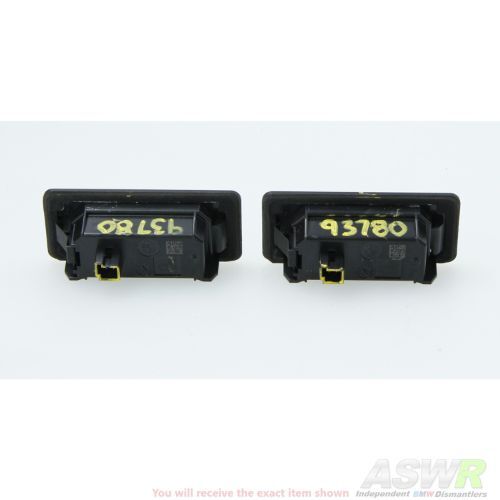 BMW Number Plate Lights LED Pair Various Models