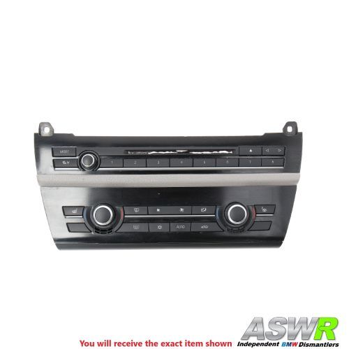 BMW Radio & Heater Control Panel F10 F11 5 SERIES Pre LCI