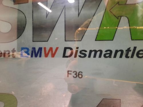 BMW Rear Window Glass O/S Drivers Right F36 4 SERIES Gran Coupe