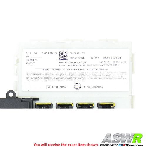 BMW Engine ECU /FEM Kit B47 Diesel Auto F36 4 SERIES 420d