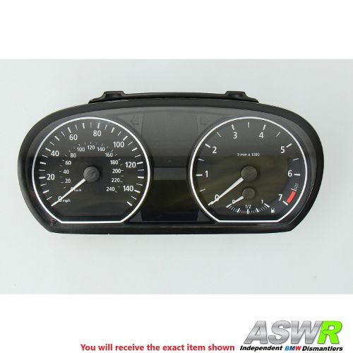 BMW Instrument Cluster Speedo Clocks Petrol Manual E87 E90