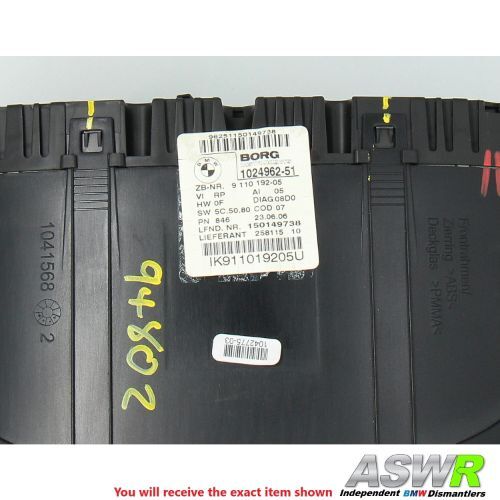 BMW Instrument Cluster Speedo Clocks Petrol Manual E87 E90