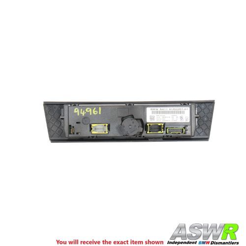 BMW E92 E93 3 SERIES Heater Air Conditioning Control Panel