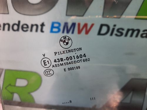 BMW Rear Door Window Glass N/S Passenger Left E90 3 SERIES Saloon