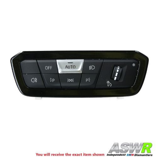 BMW Light Control Switch Panel G42 G87 G20 G21 G80 G22 G26 G82