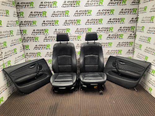 BMW 1 SERIES E87 5dr LCI Interior / Seats Black Leather M Sport