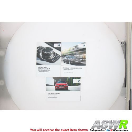 BMW F30 3 SERIES Owners Handbook & Wallet