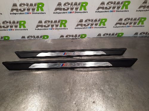 BMW Front Entrance Kick Plate Trims Pair F22 F23 2 SERIES M235i