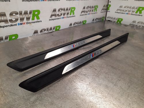 BMW Front Entrance Kick Plate Trims Pair F22 F23 2 SERIES M235i