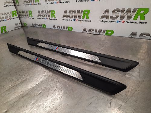 BMW Front Entrance Kick Plate Trims Pair F22 F23 2 SERIES M235i