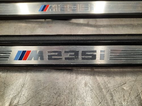 BMW Front Entrance Kick Plate Trims Pair F22 F23 2 SERIES M235i