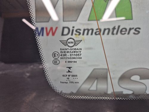 MINI Rear Quarter Glass N/S Passenger Left F54 Clubman