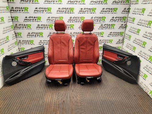 BMW Full Red Leather Interior / Seats F30 3 SERIES Saloon M Sport