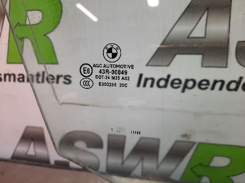 BMW E84 X1 Door Glass Front O/S Drivers Right