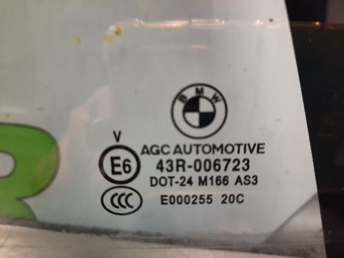 BMW E84 X1 Rear Door Fixed Window Glass O/S Drivers Right