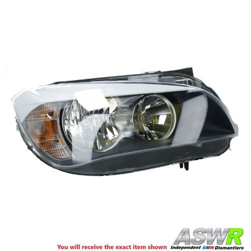 BMW E84 X1 Headlight Halogen O/S Driver Right Pre LCI