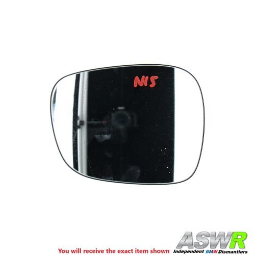 BMW Wing Mirror Glass Wide Angle N/S Passenger Side E84 X1
