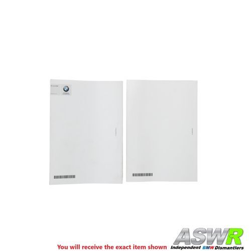 BMW Owners Handbook & Wallet G30 5 SERIES Saloon Plug In Hybrid