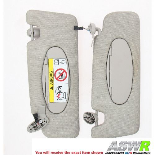 BMW Sun Visors Pair Carumgrau I01 I3