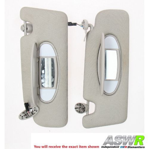 BMW Sun Visors Pair Carumgrau I01 I3