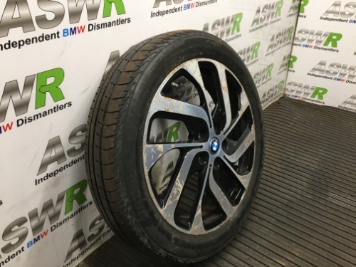 BMW 19" Alloy Wheel Single 19x5J ET43 5x112 PCD 66.6mm CB I01 I3