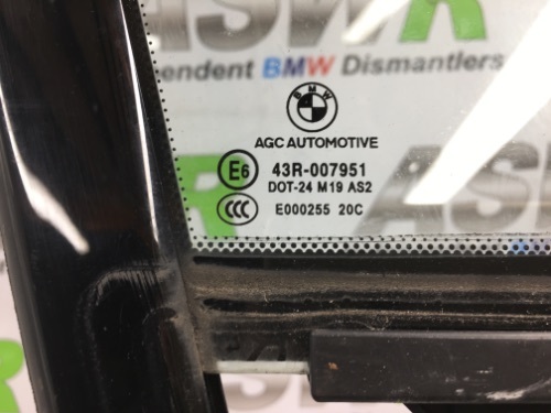 BMW Front Quarter Glass O/S Drivers Right I01 I3