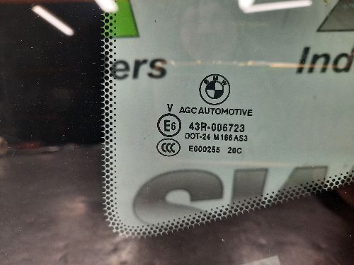 BMW Rear Fixed Quarter Glass N/S Passenger Left I01 I3