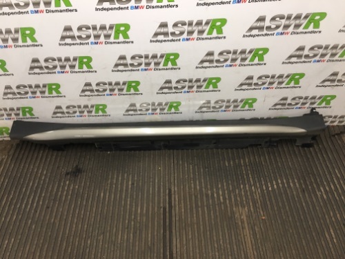 BMW Side Skirt Sill Cover O/S Drivers Right F48 X1 Sport Line