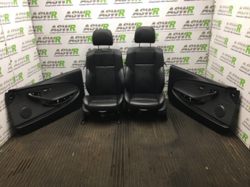 BMW Full Interior / Seats Sport Leather Black E63 6 SERIES Coupe