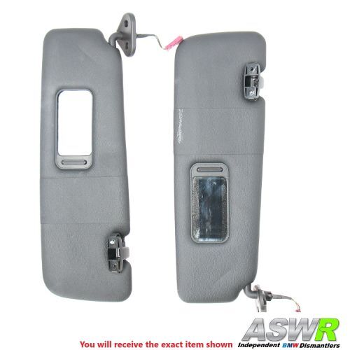 BMW Sun Visor Pair Black E88 E93 1 3 SERIES Cabriolet