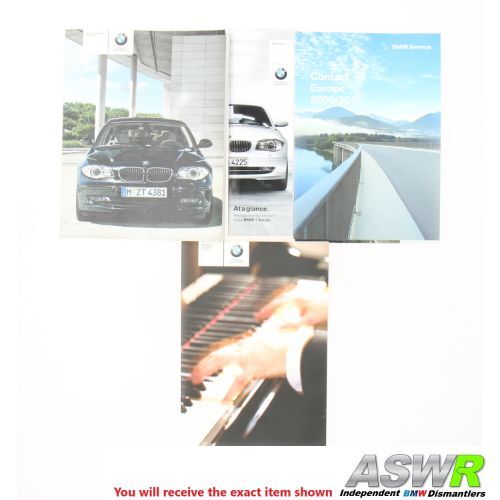 BMW E87 1 SERIES Owners Handbook Pack With Wallet