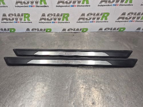 BMW Entrance Kick Plates Sill Trim Pair Sport F21 1 SERIES 3dr