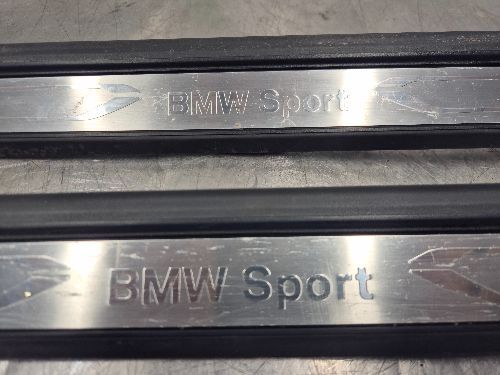 BMW Entrance Kick Plates Sill Trim Pair Sport F21 1 SERIES 3dr