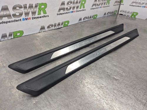 BMW Entrance Kick Plates Sill Trim Pair Sport F21 1 SERIES 3dr