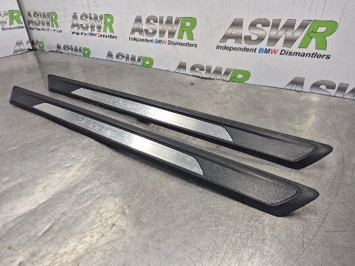 BMW Entrance Kick Plates Sill Trim Pair Sport F21 1 SERIES 3dr