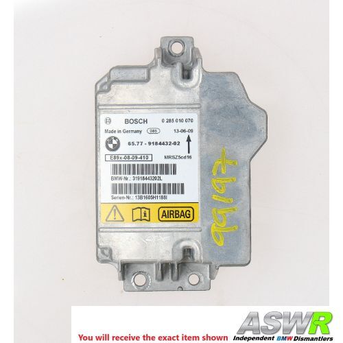 BMW Airbag ECU E81 E82 E87 E90 E91 E92 1 3 SERIES E84 X1