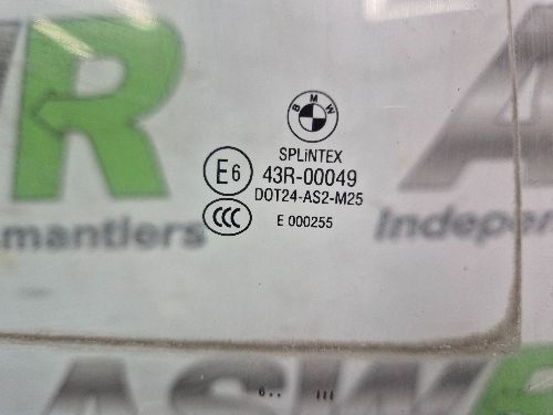 BMW Window Glass Rear O/S Drivers Right E60 5 SERIES Saloon
