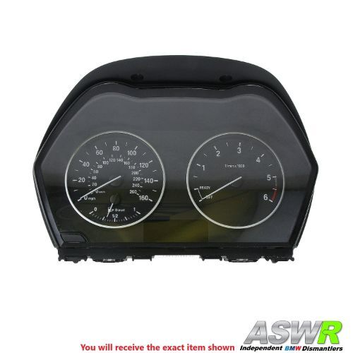 BMW Speedo Clocks Manual Diesel F20 F21 F22 F23 F30 F31 1 2 3 SERIES