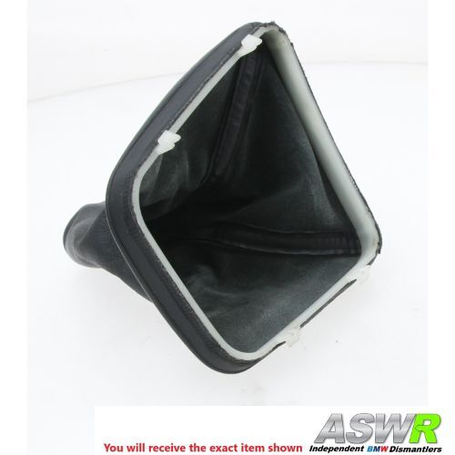 BMW E46 3 SERIES Manual Schwarz Gear Stick Gaiter
